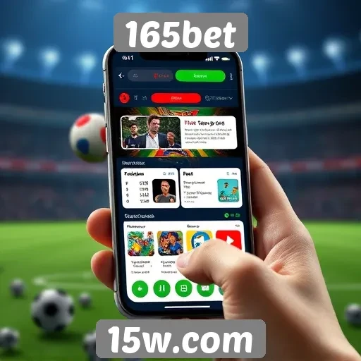 Experiência do usuário na interface 165bet